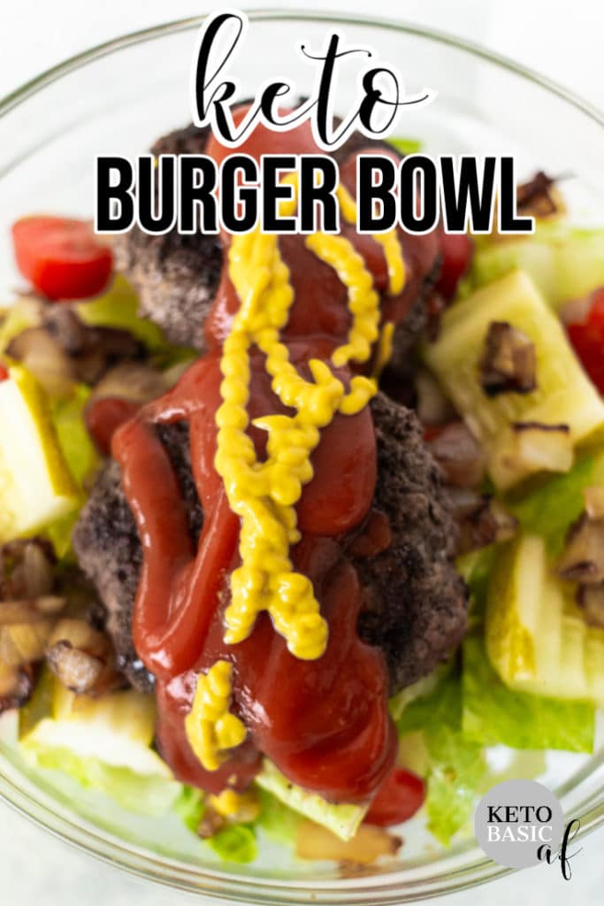 Keto Burger Bowl