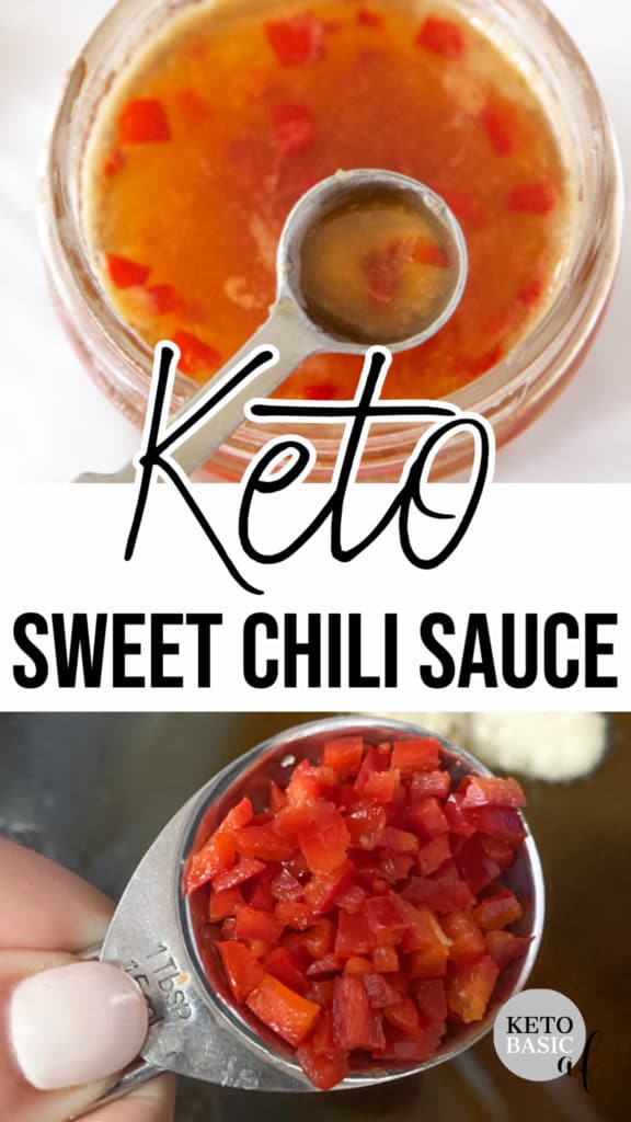 Keto Sweet Chili Sauce recipe with canning instructions