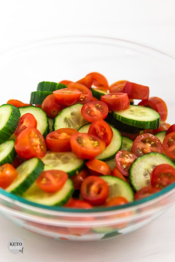 cucumber and tomatoes salad