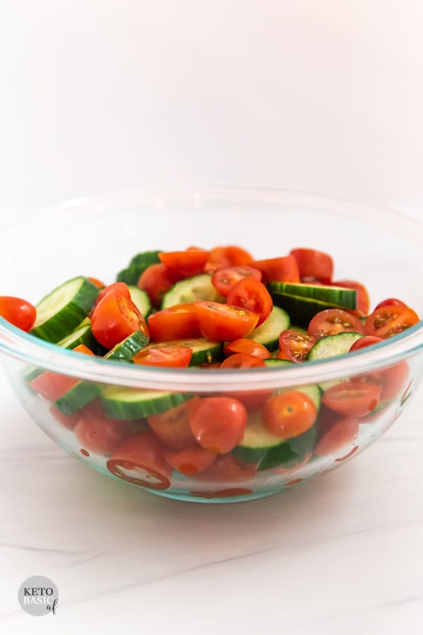 cucumber and tomatoes salad_