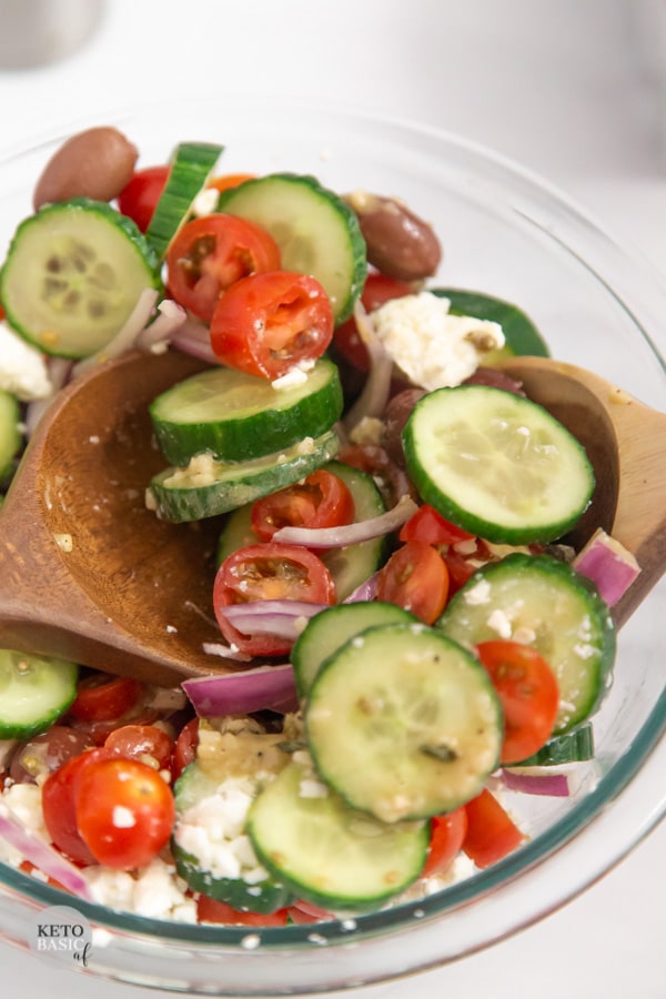 greek salad keto